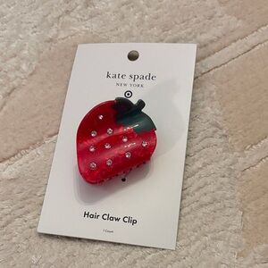 Kate spade for Target strawberry hair claw clip NWT